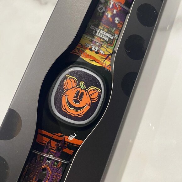 Disney Mickie Jack-o'-Lantern MagicBand+ Limited Magic Band Plus Unlinked New - Picture 3 of 3